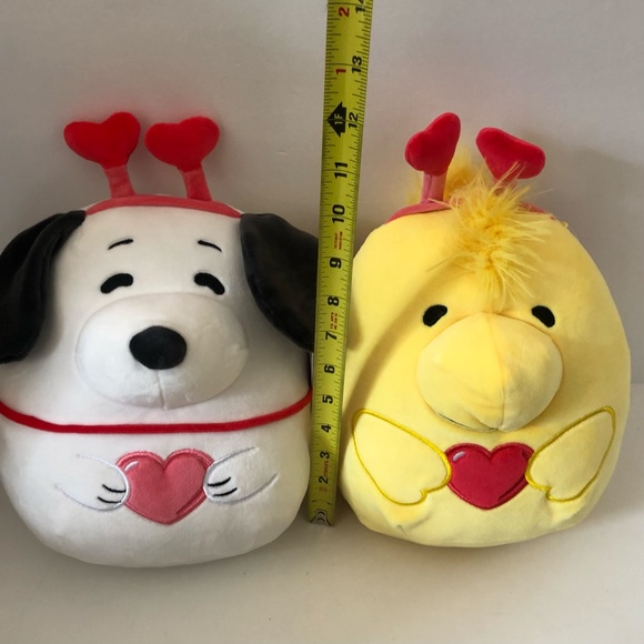 Squishmallows Valentine's Day SNOOPY WOODSTOCK Peanuts 8" Plush Stuffed Animals - Picture 11 of 12